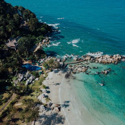 aerial view of beach during daytime